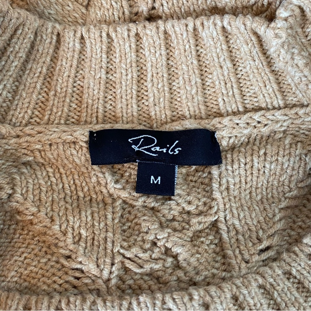 Rails Francis Fringe Sweater In Camel - image 7